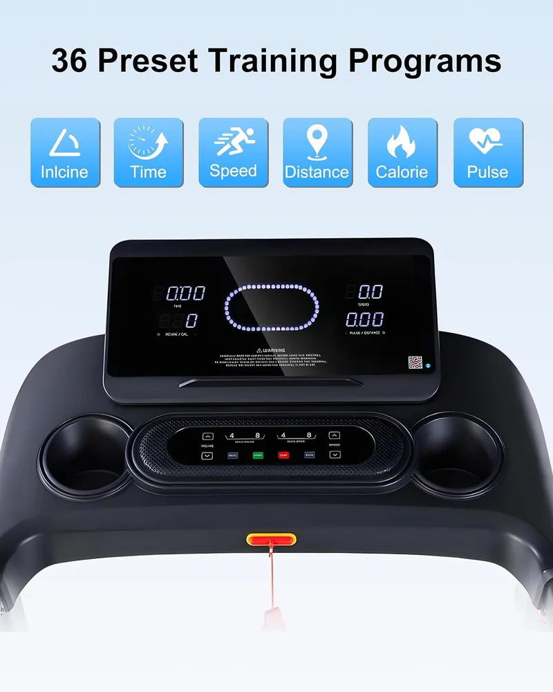 Ateedge Heavy Duty Treadmill for Home, 18% Auto Incline